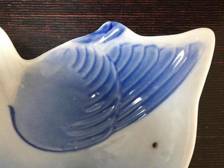 鳩形 皿 アンティーク