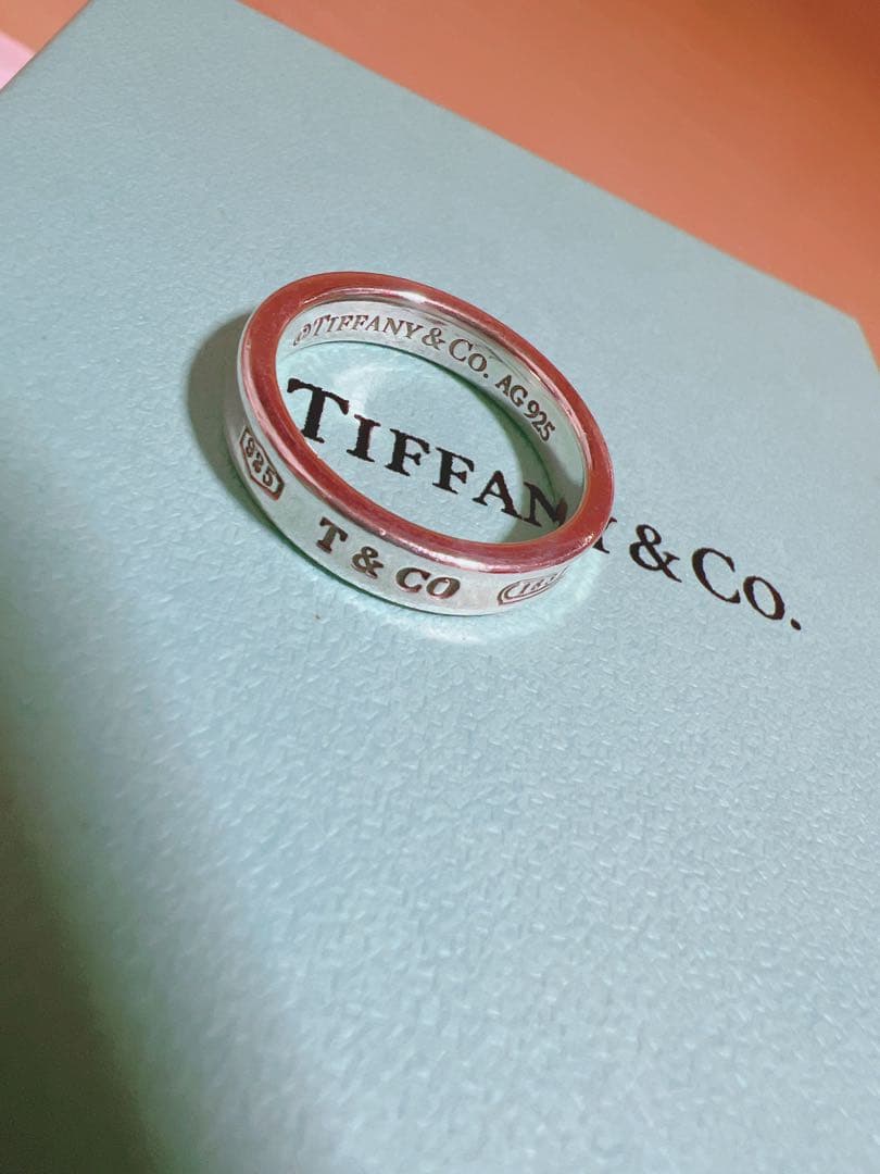 ティファニー Tiffany ナロー リング SV925 14号