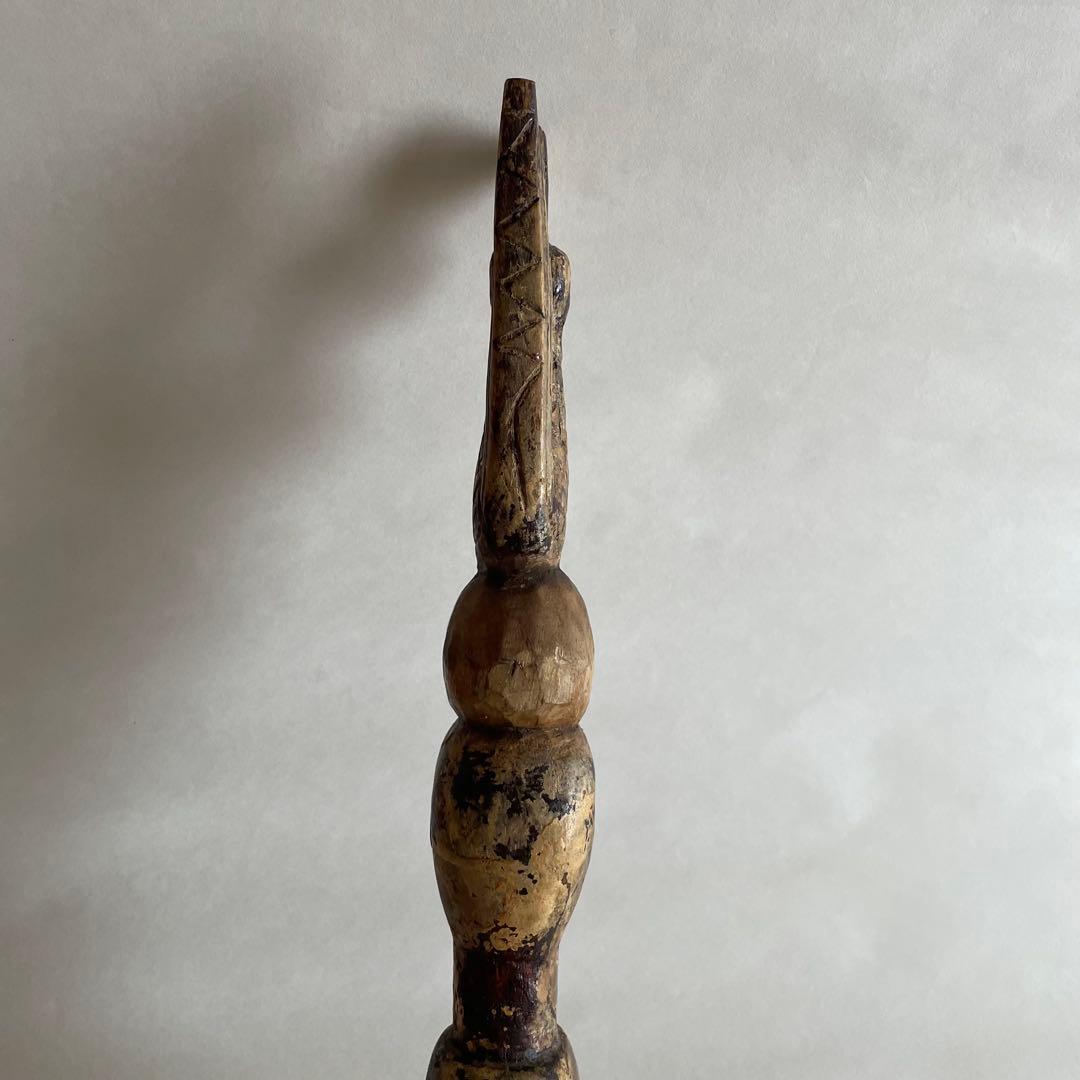 インドネシア ティモール 木製彫刻 1970年代頃