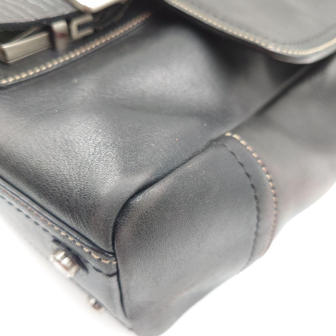 COACH オールドコーチ ビジネスバッグ 2way レザー 黒 トンプソン