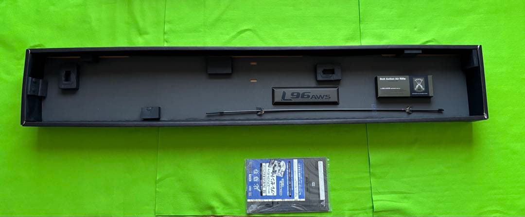 （赤色）東京マルイ エアガン L96 AWS ブラック