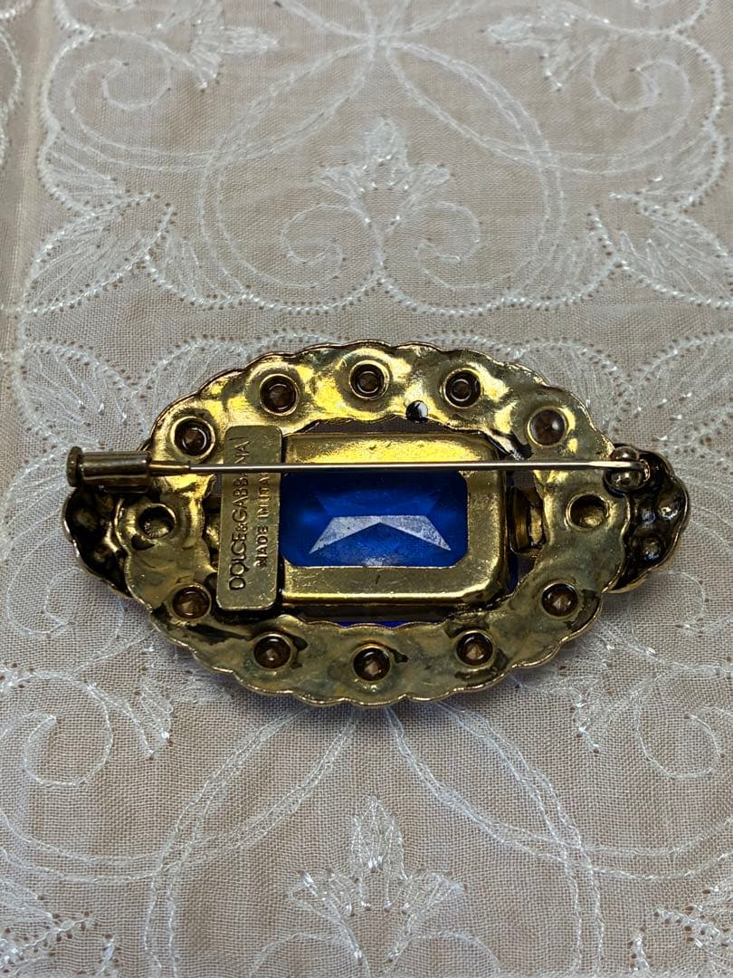 Dolce & Gabbana ブローチ 石外れ有り