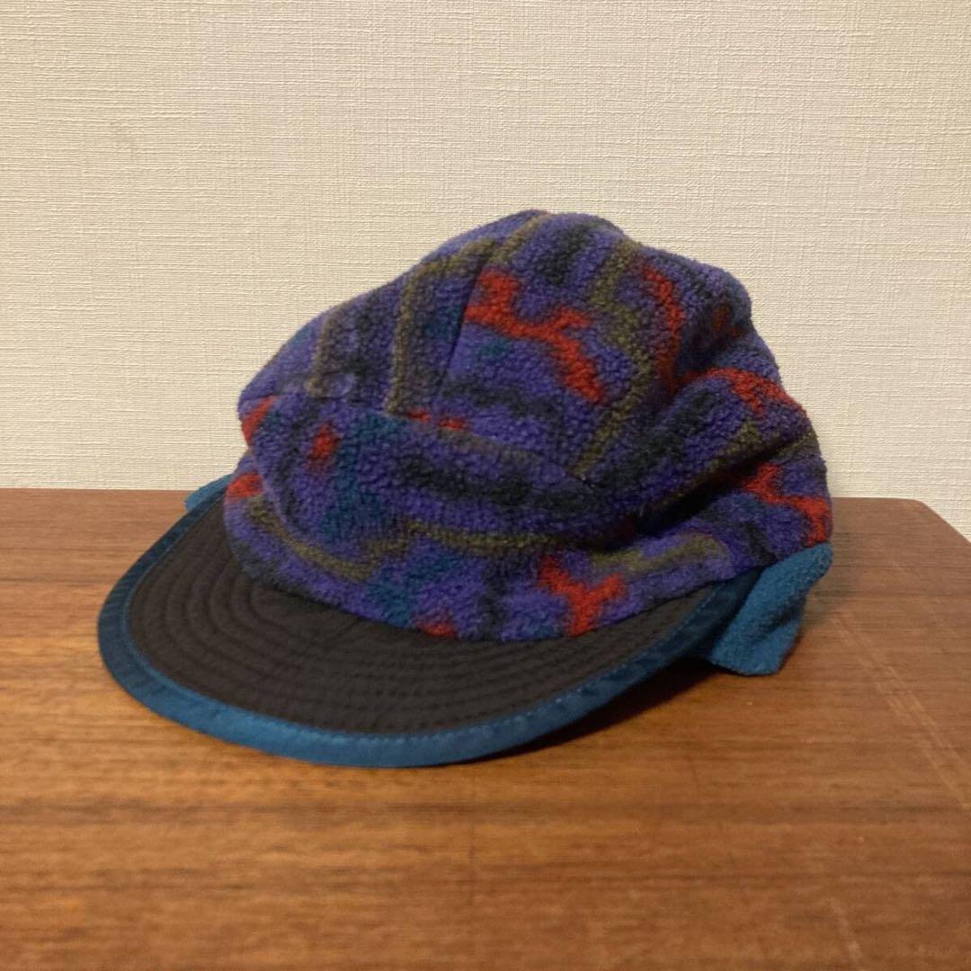 90s patagonia ダックビル フリース キャップ USA製 M/パタゴニア
