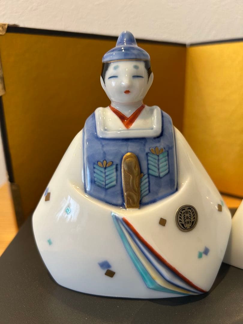雛人形　伊万里焼（鍋島焼）伝統雛人形 陶器製
