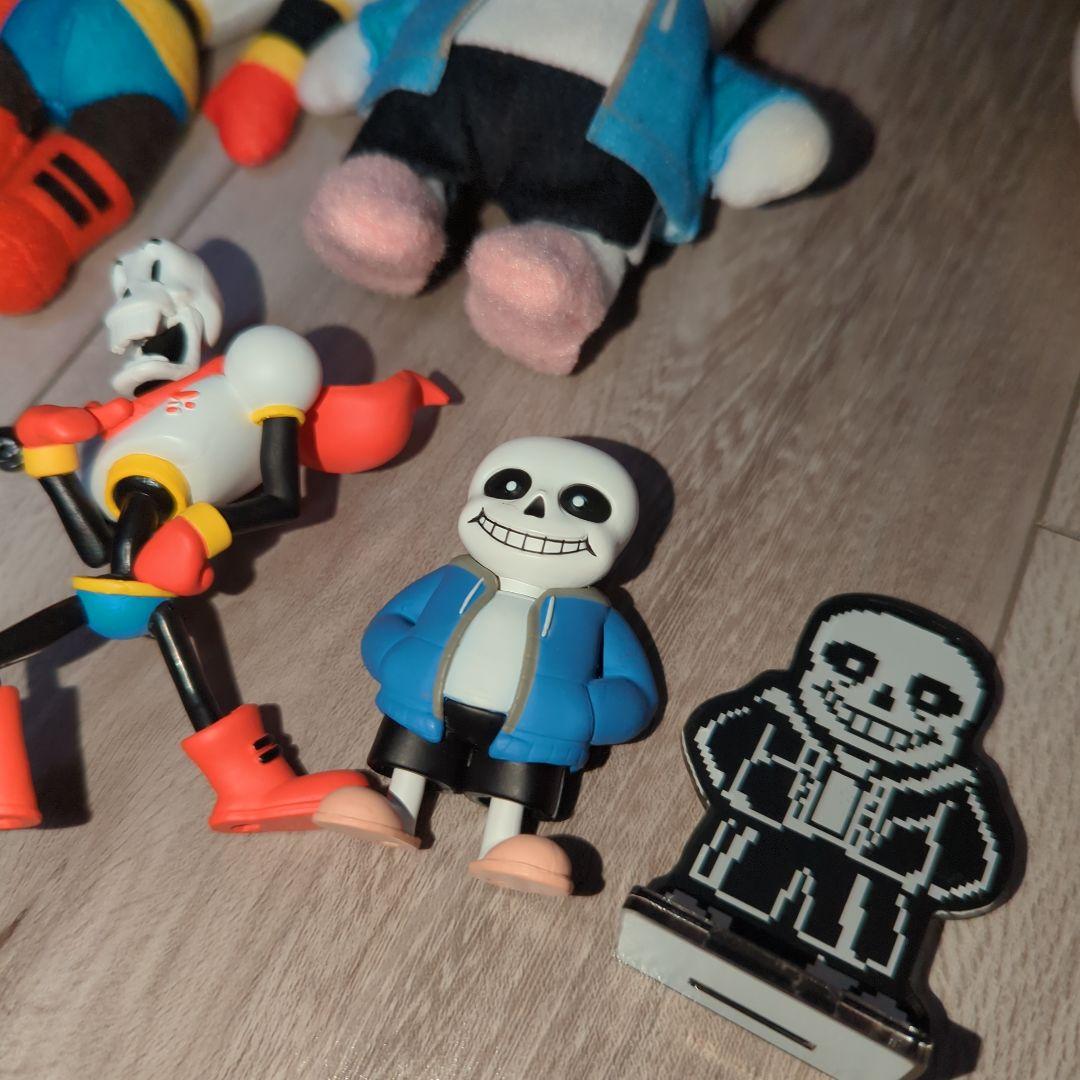 undertale　サンズ　パピルス　フィギュア　ぬいぐるみ　アクスタ　14点