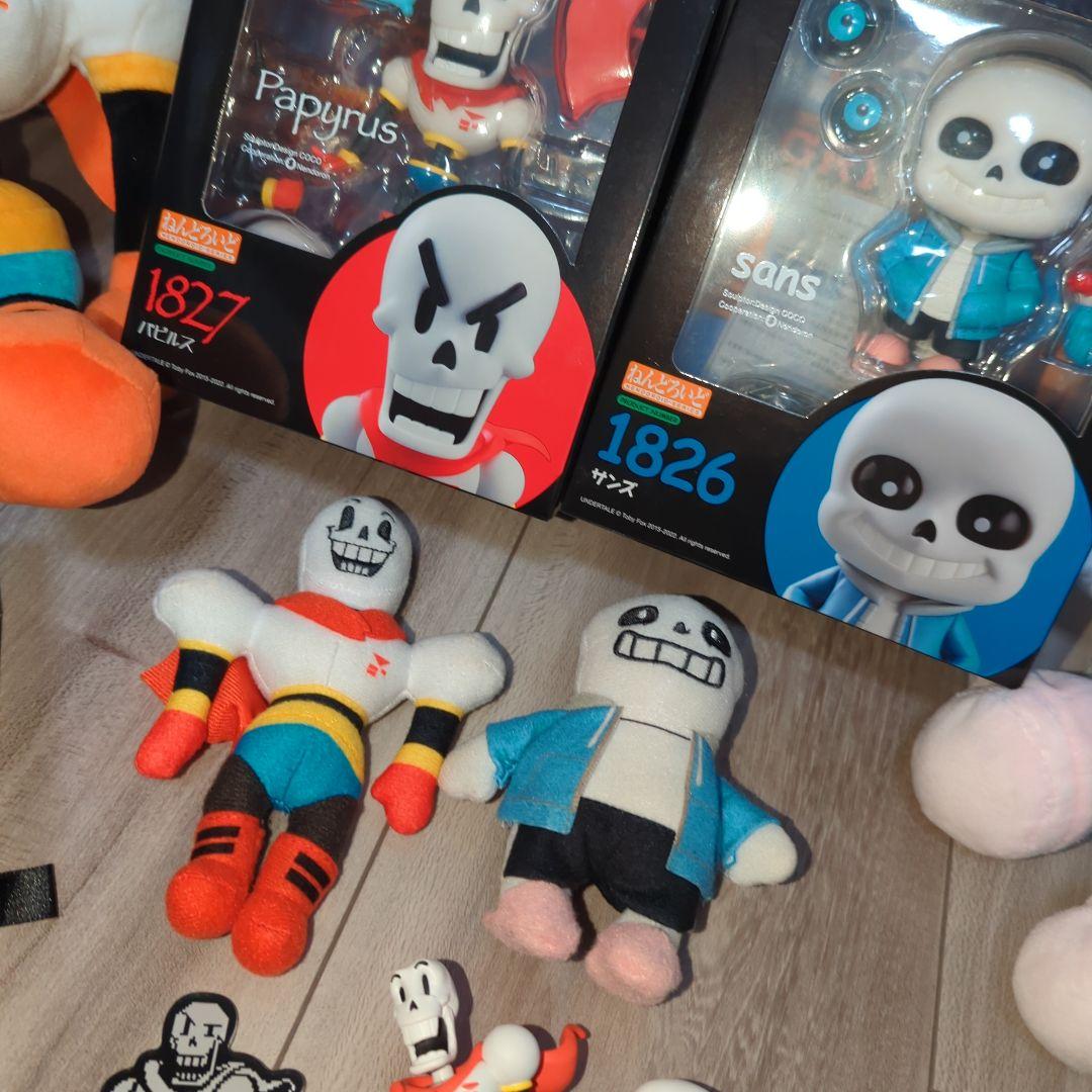 undertale　サンズ　パピルス　フィギュア　ぬいぐるみ　アクスタ　14点