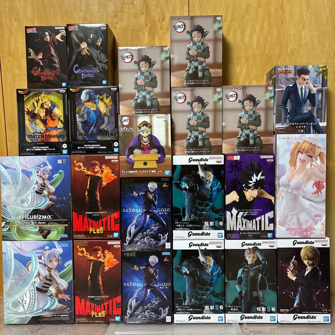プライズフィギュア 22点まとめ売り 呪術 フリーレン 鬼滅 ナルト ドラゴン
