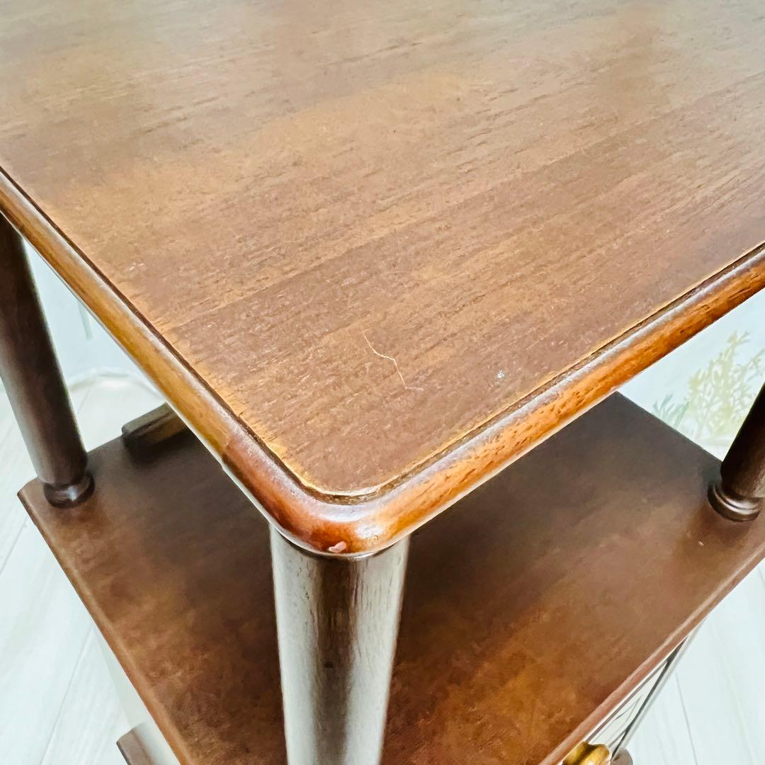 綾野製作所 アヤノクラフト 電話台 レトロ アンティーク