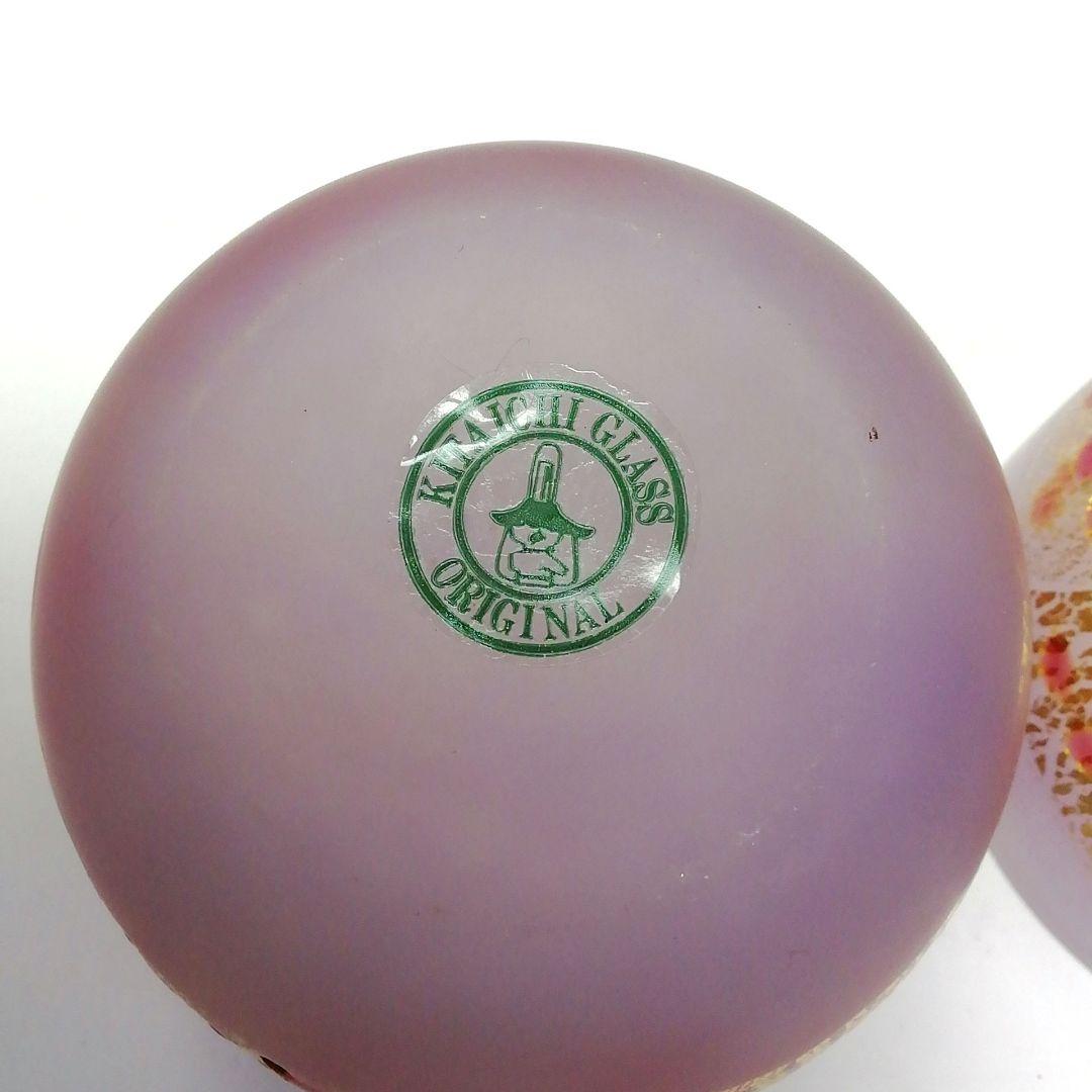 S666 棗 『ぎやまん』『北一硝子』『茶入』 共箱 茶道具