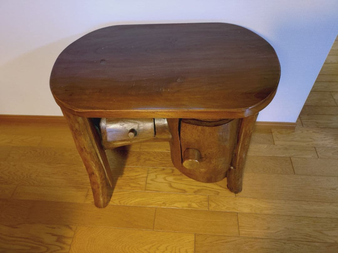 天然木 無垢の置き台、花台、プリンター台として最適。 O111703177