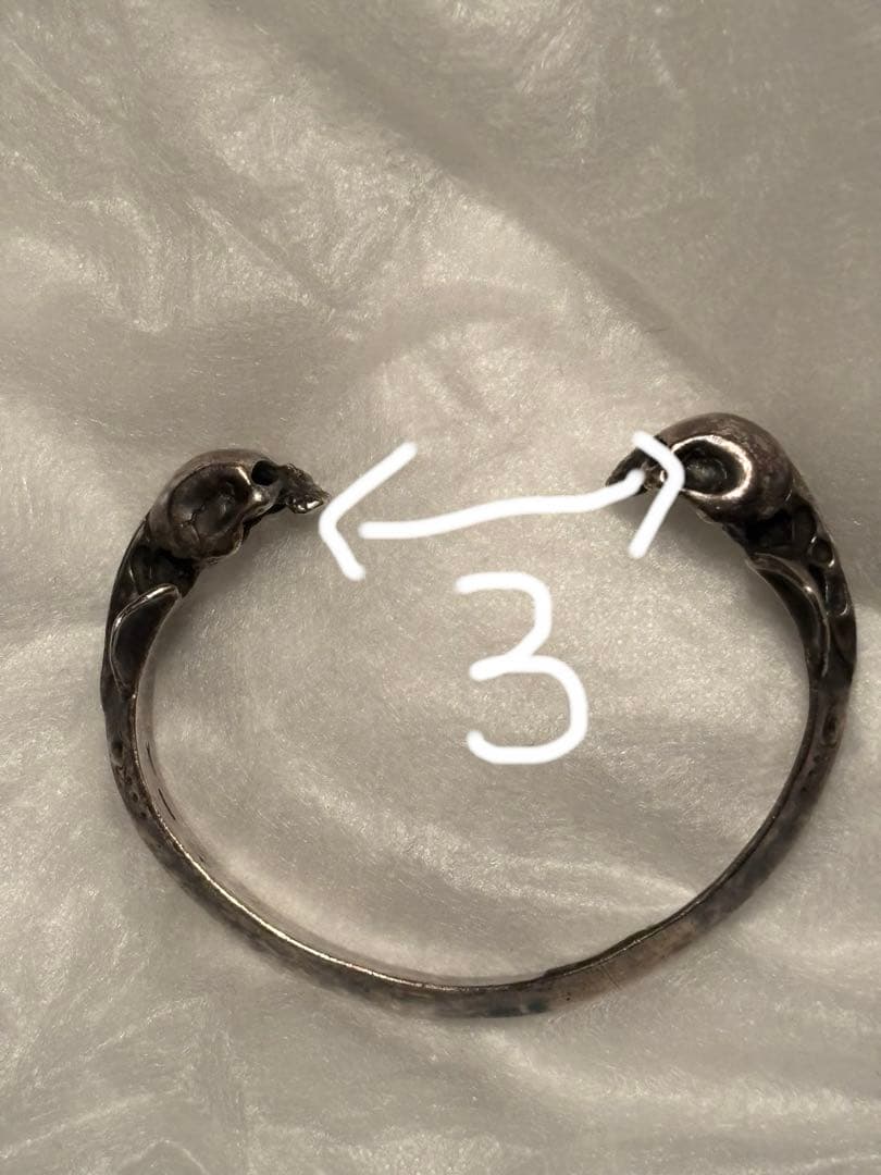 crazy pig クレイジーピッグ　バングル　シルバー 925 スカル　訳あり