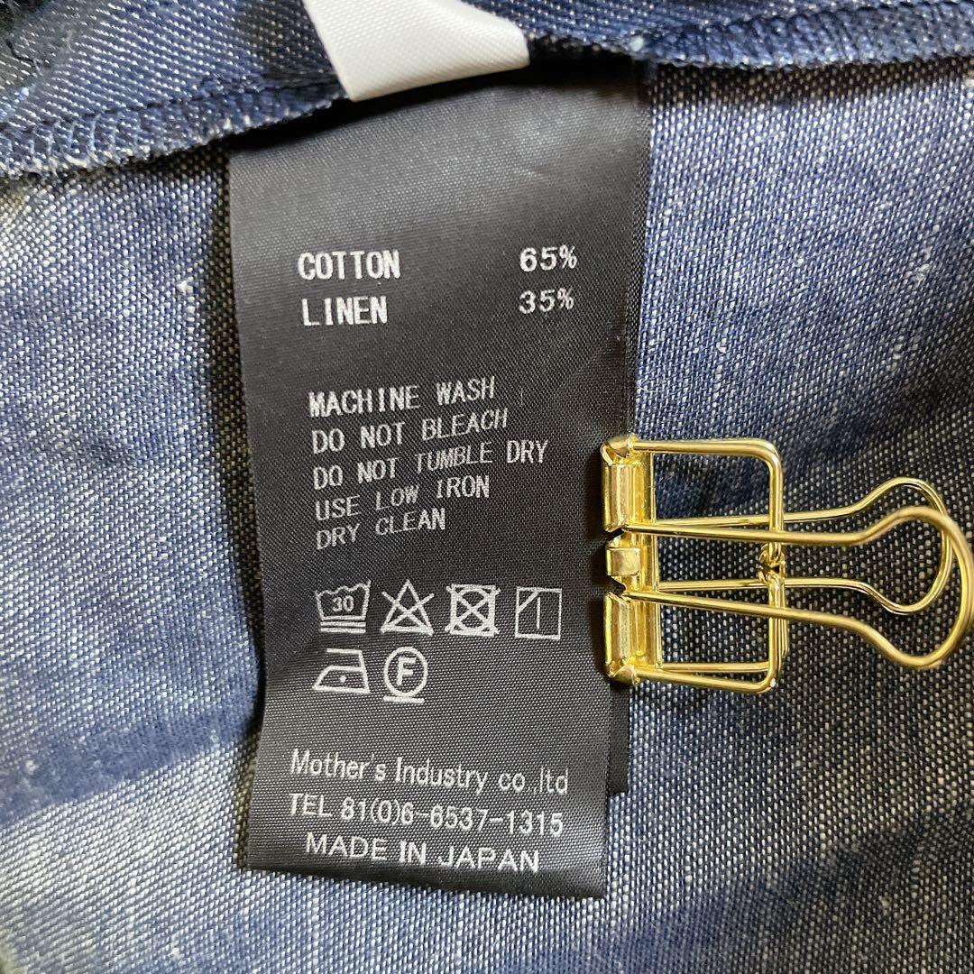 新品】 ミズイロインド リネン ガウチョ バルーン ワイド パンツ プリーツ