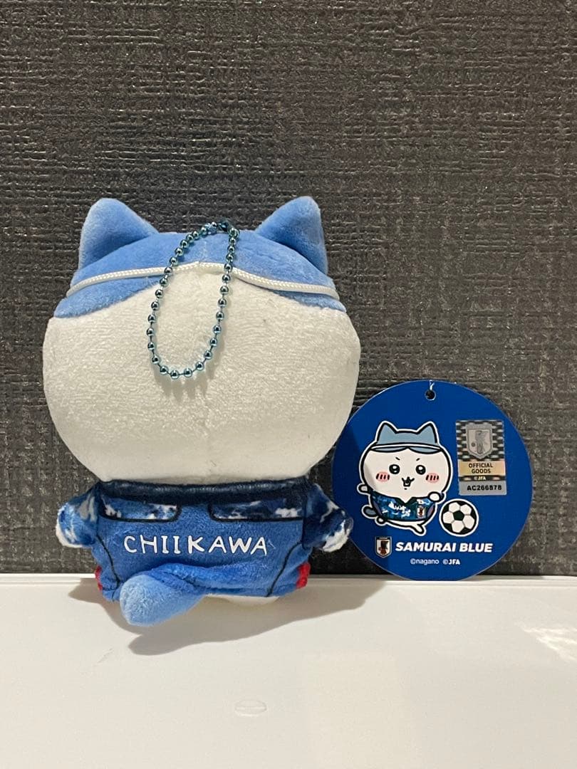 ハチワレ　サッカー日本代表　ぷちミニマスコット