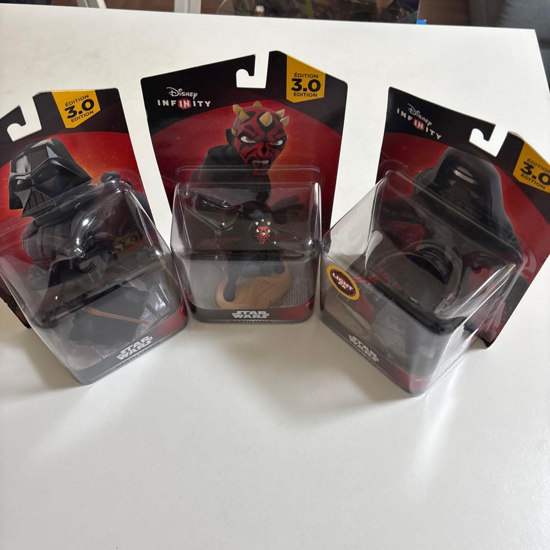 Disney infinity 3.0 スターウォーズフィギュア　3体