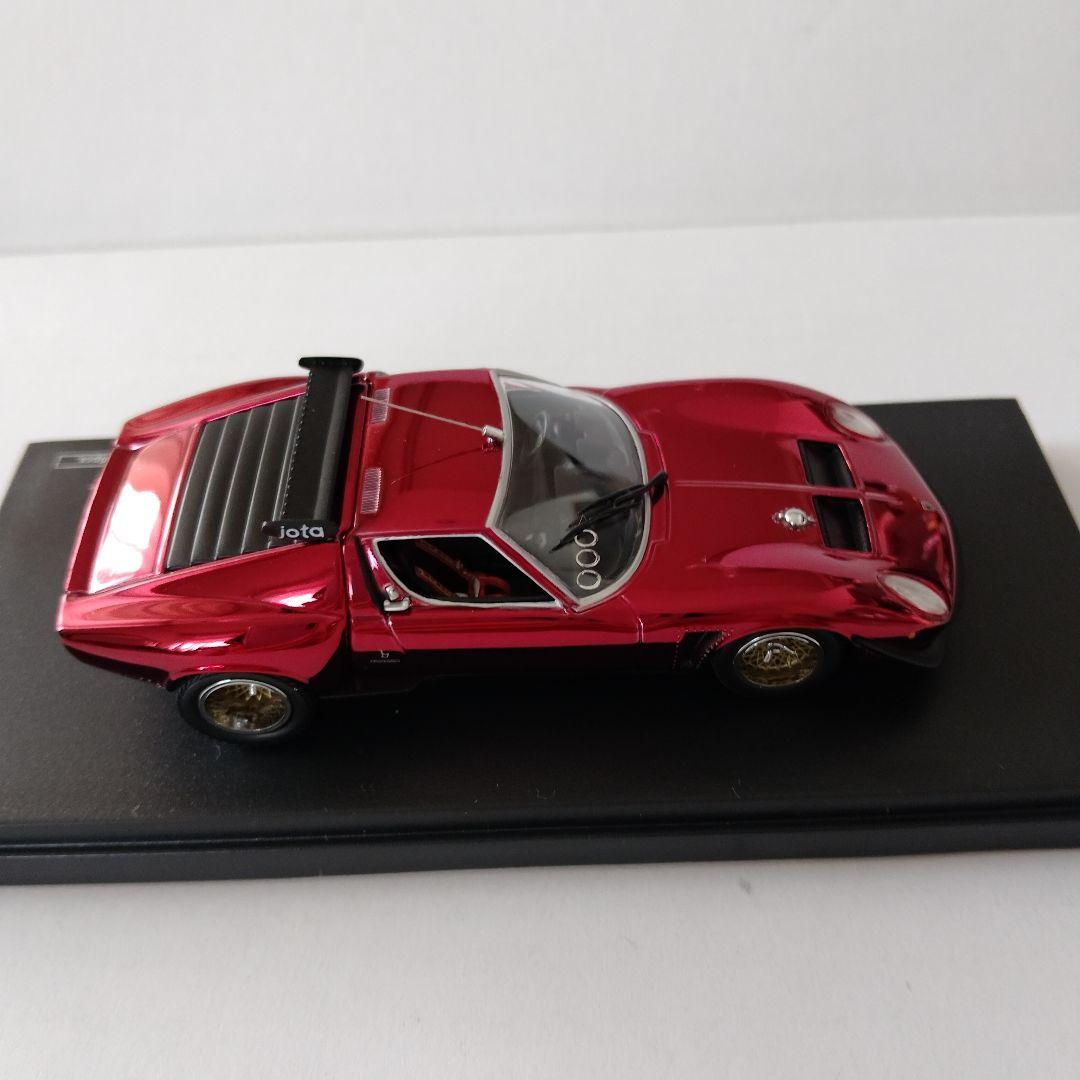 1/43 KYOSHO ランボルギーニ イオタ SVR クロームレッド