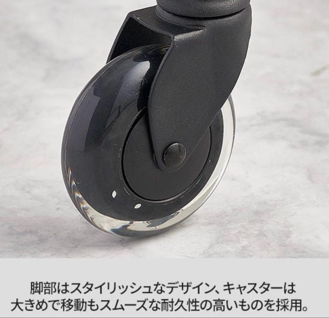 古物販売K・A　座面が傾く　スプリング入り　リングレバー　回転スツール