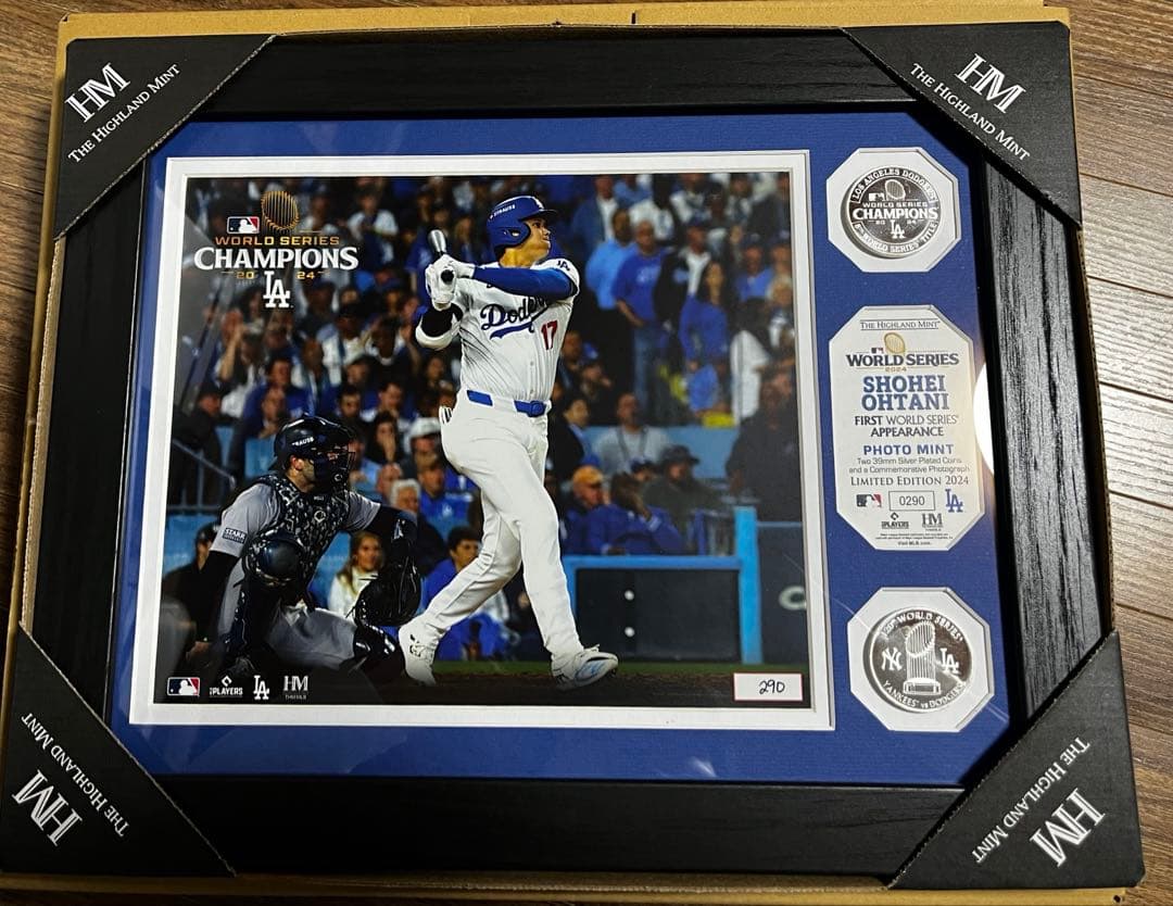 限定品〗大谷翔平 ワールドシリーズ 2024 優勝記念 ダブルコイン フォト