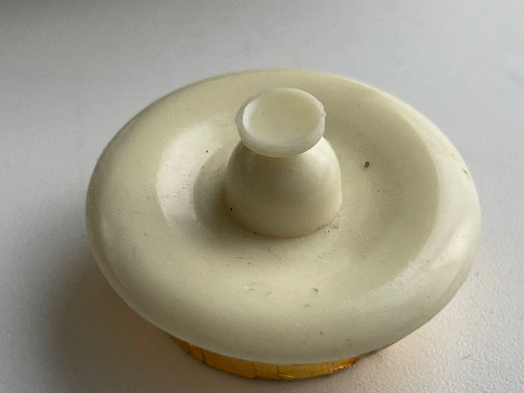 骨董 アンティーク 安南 染付 茶入 振り出し 小壺 亀甲紋様 ベトナム古陶