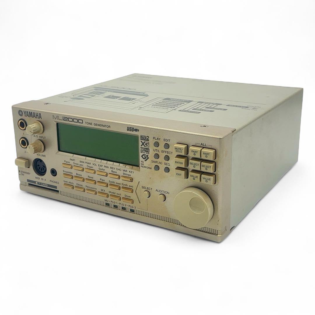 【希少品】 YAMAHA ヤマハ MU2000 音源モジュール 取説付属 希少品】 YAMAHA ヤマハ MU2000 音源モジュール 取説付属 希少品
