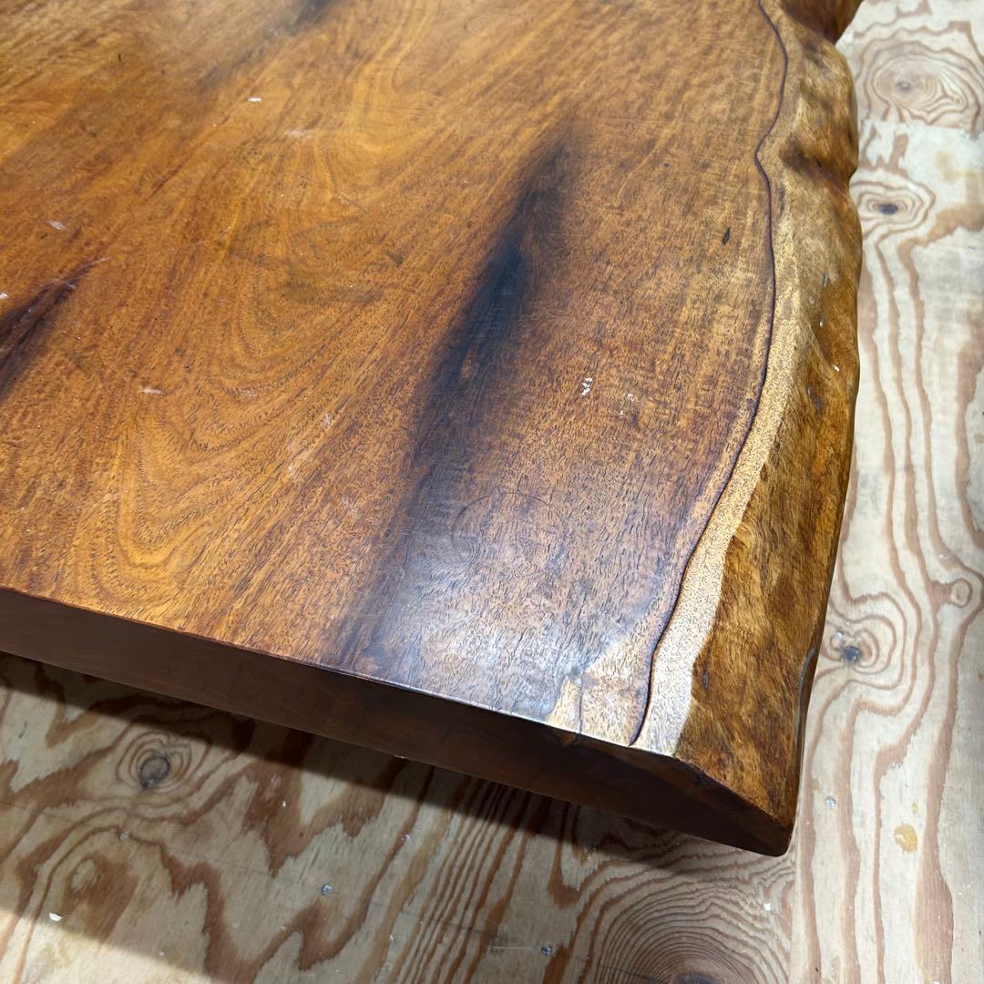 カリン材　花梨　一枚板　耳付き　和テーブル