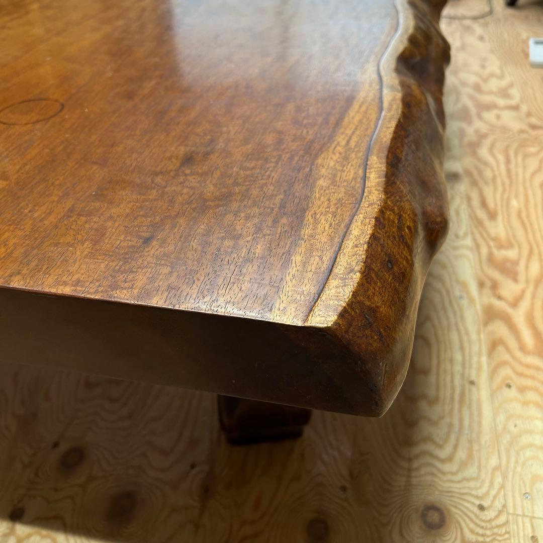 カリン材　花梨　一枚板　耳付き　和テーブル