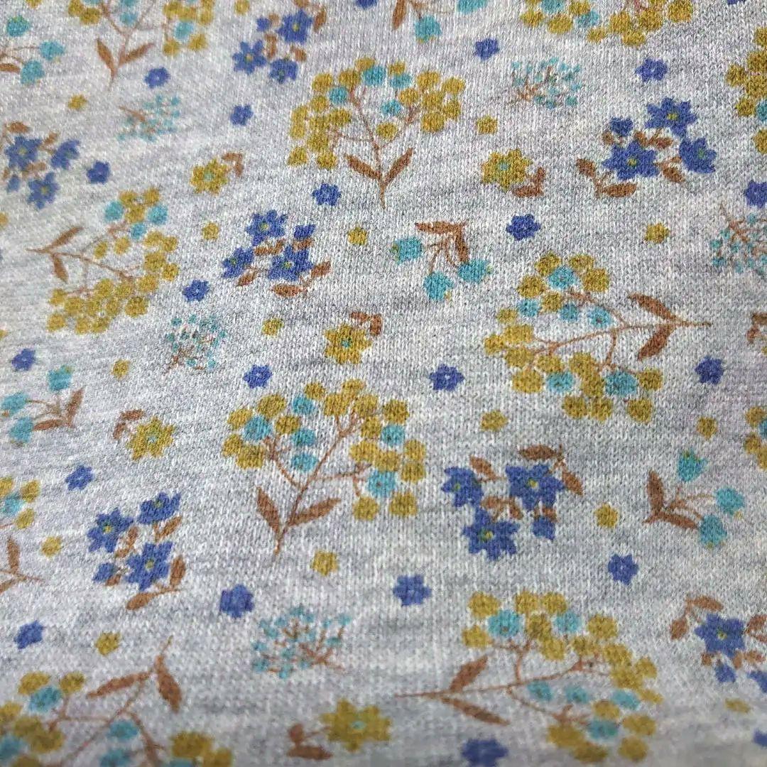 犬服 S わんこの普段着紺色の小花