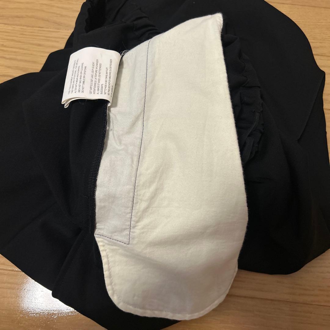 【値下げ】COMME des GARCONS　サルエルパンツ　レディース　XS黒