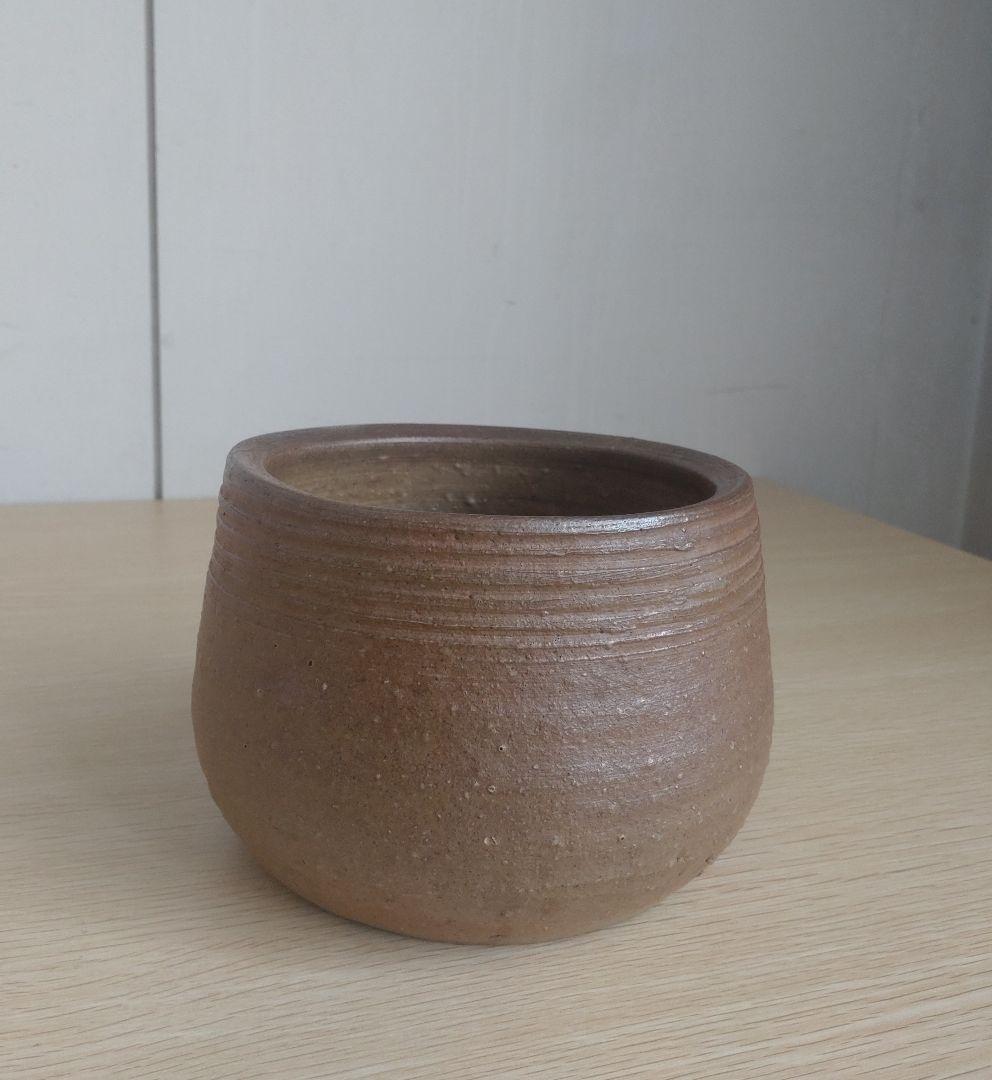 備前名工】乗松俊行 建水 茶道具 生花 窯変 茶碗 金重陶陽 山本陶秀