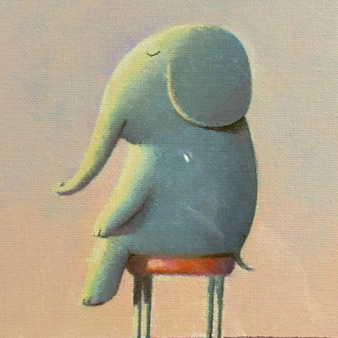 美品 渡辺宏「午後の待合室」ジクレー 直筆サイン入 保証書有 立体額装