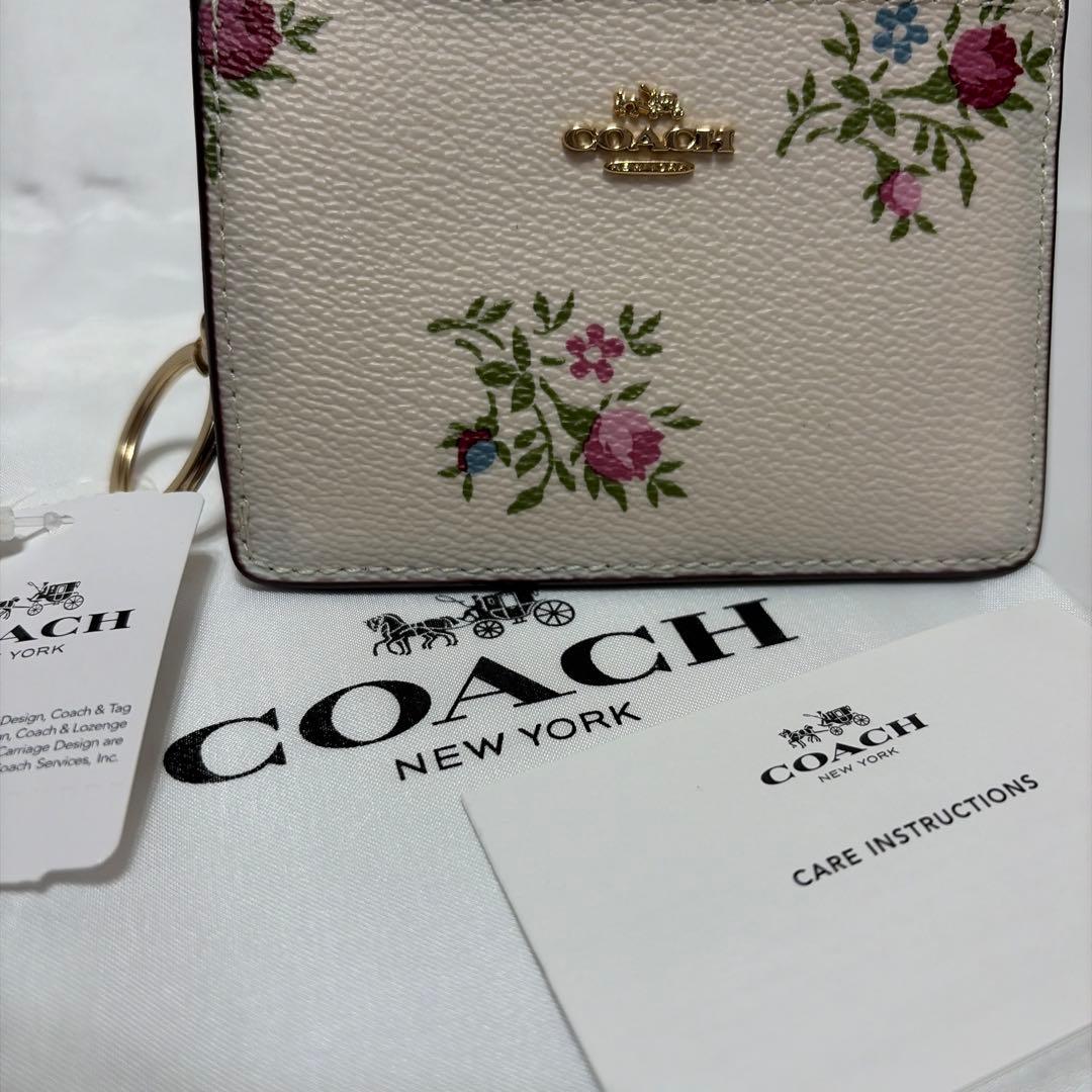 未使用　コーチ　COACH　/カード/パスケース　コンパクト財布　タグ付き