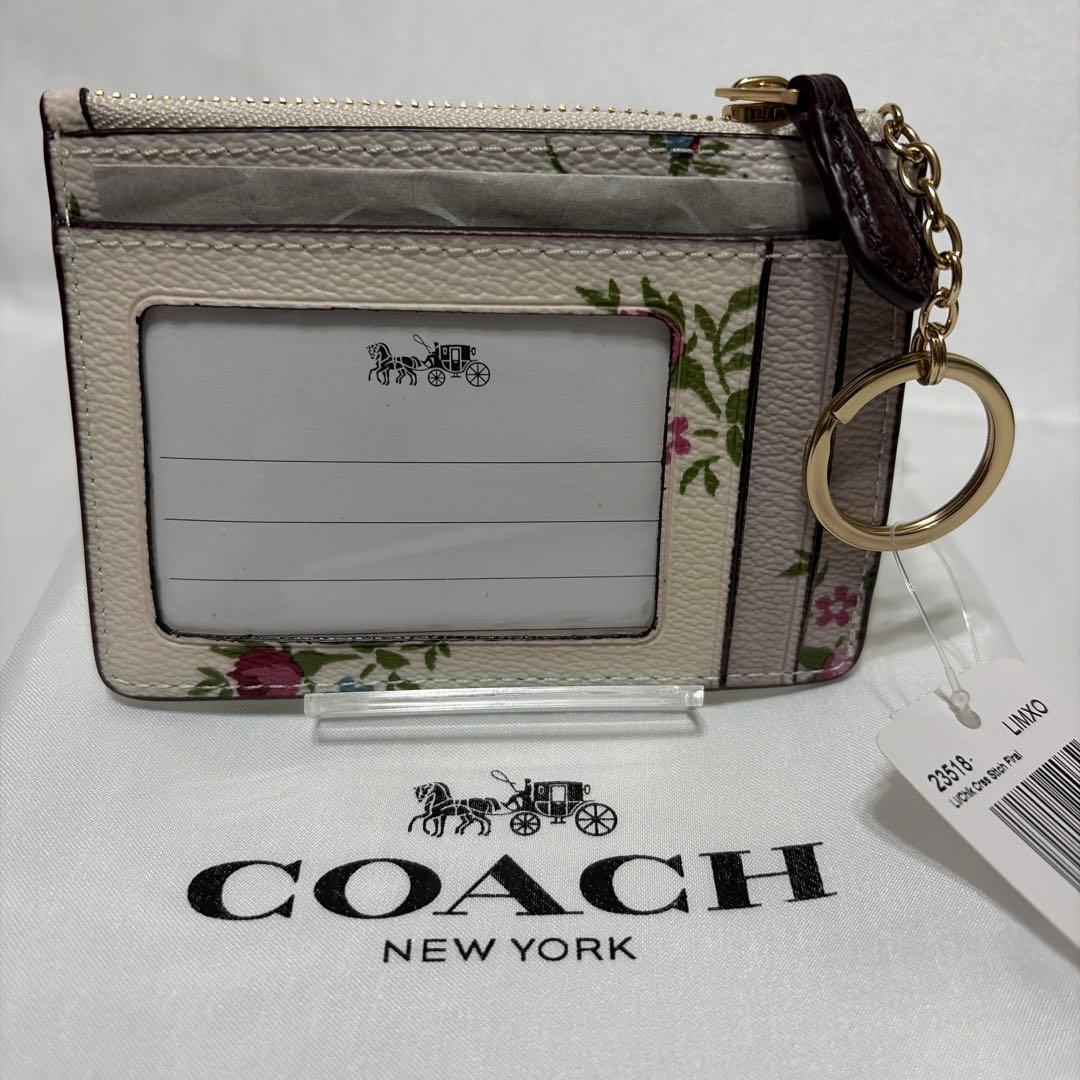 未使用　コーチ　COACH　/カード/パスケース　コンパクト財布　タグ付き