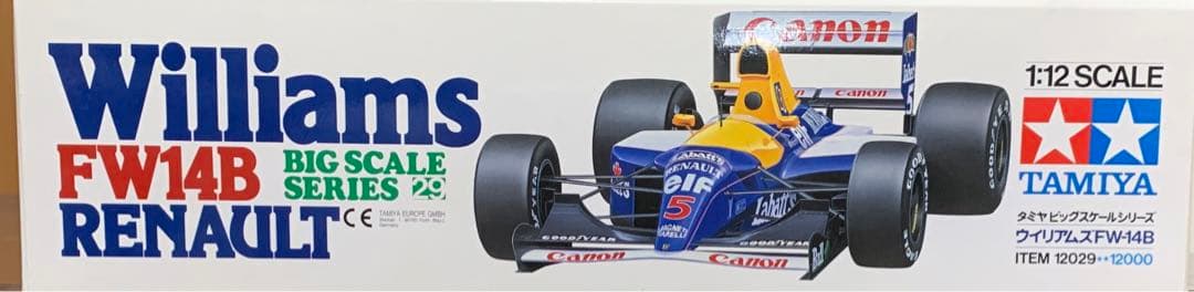TAMIYA 1/12 ITEM 12029 ウイリアムズFW-14Bルノー