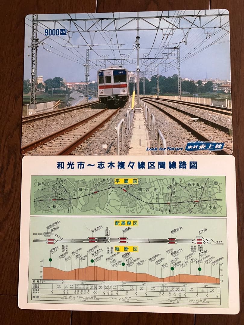 東武鉄道下敷24枚セット