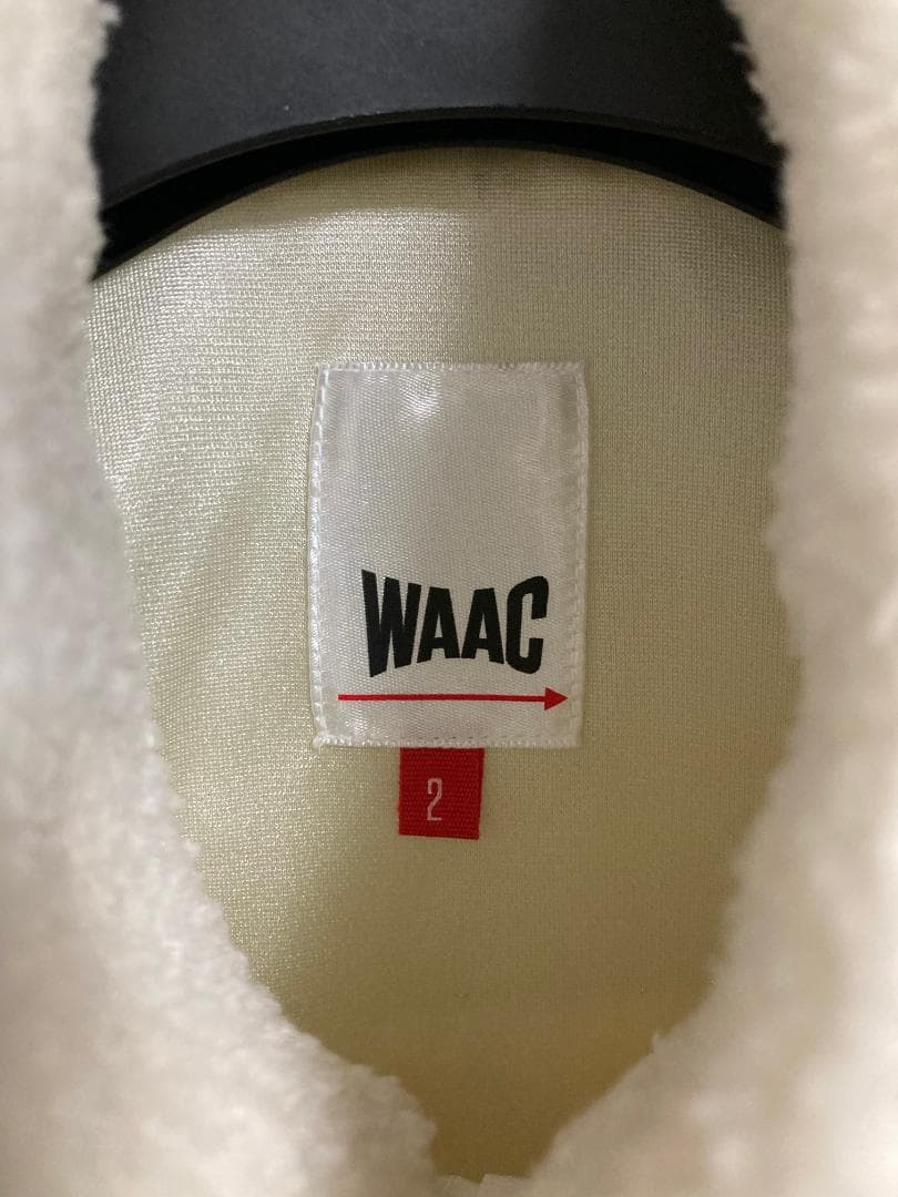 新品 WAAC ロゴ ボア フリース ベスト 072304258