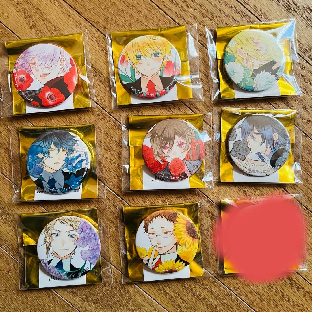 PandoraHearts パンドラハーツ ブレイク花言葉缶バッジ 全8点セット