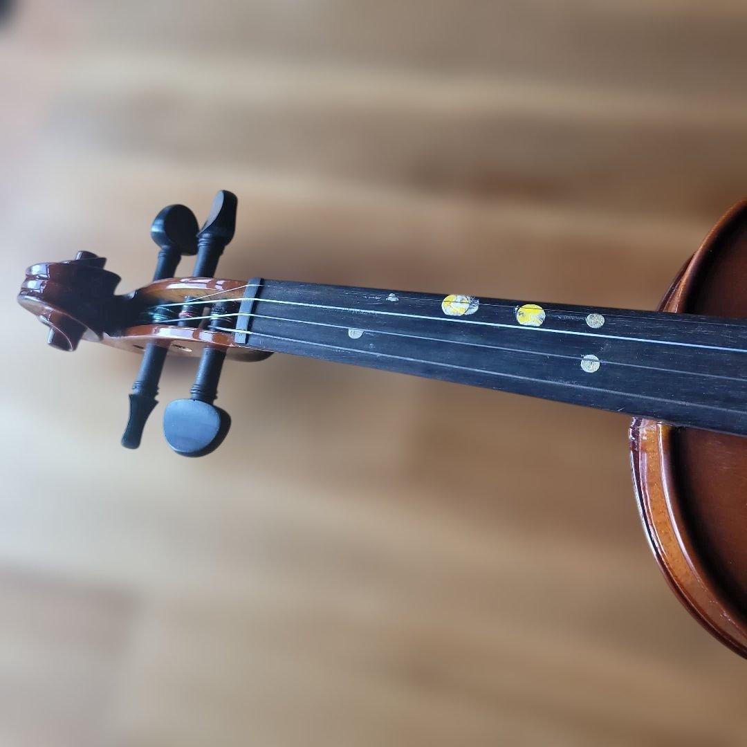 バイオリン3/4本体 木製 弓2本付き