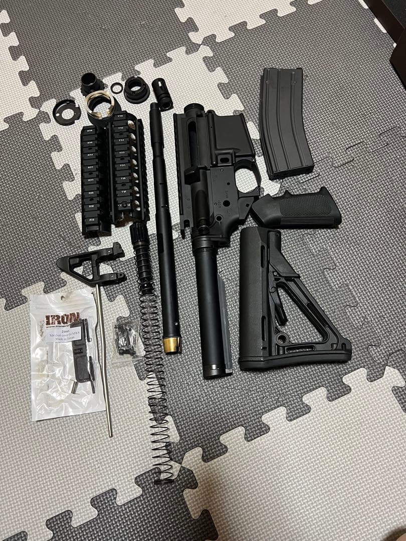 東京マルイ製 M4 MWS 外装パーツセット MWSのパーツセット 東京マルイ製 M4 MWS 外装パーツセット 東京マルイ