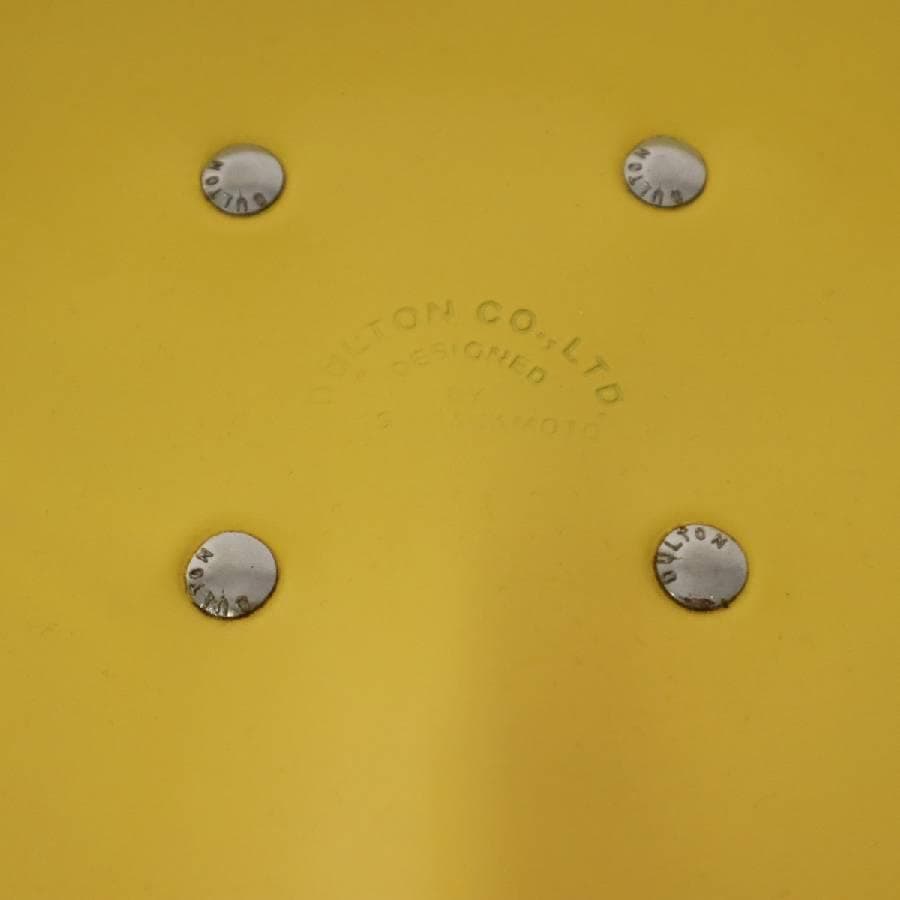 値下ダルトン X2 ビートスツール 廃番 イエロー 座面昇降回転インダストリアル