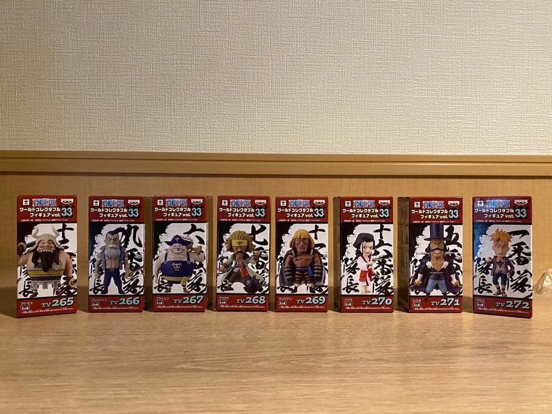 【最終価格】フルセット 白ひげ海賊団 コレクタブル フィギュア ワンピース 稀少