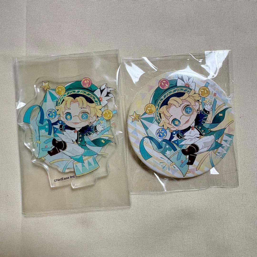 第五人格 曲芸師 スイパラ 3周年 アクリルスタンド 缶バッジ 2点セット