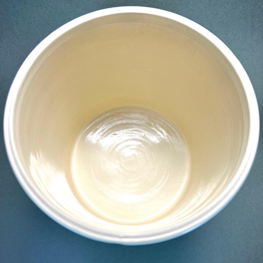 水指 『手塚大示 仁清写 松鶴絵曲形』 即中斎好写 桃山窯 茶道具 共箱