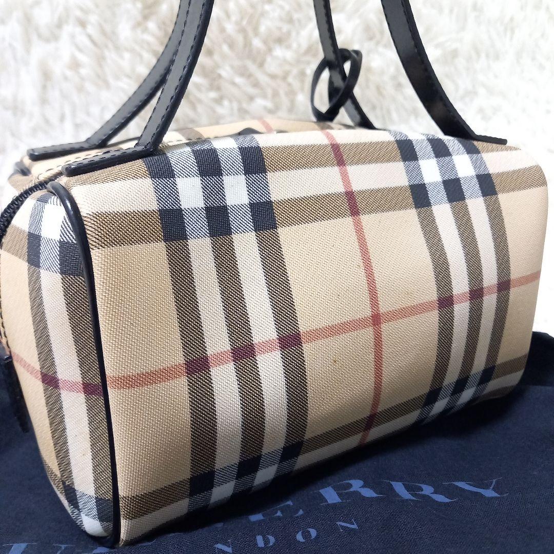 ●良品●　BURBERRY　ノバチェック　ハンドバッグ　ミニ　トート　保存袋付き