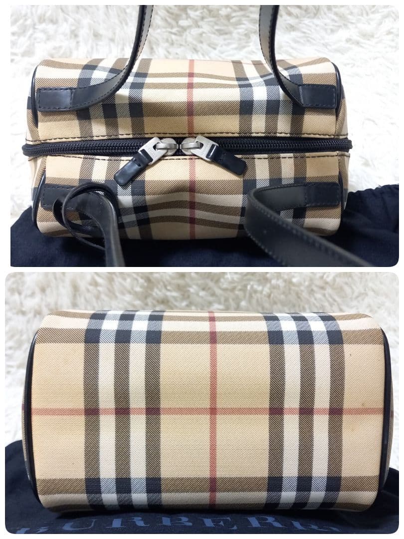 ●良品●　BURBERRY　ノバチェック　ハンドバッグ　ミニ　トート　保存袋付き