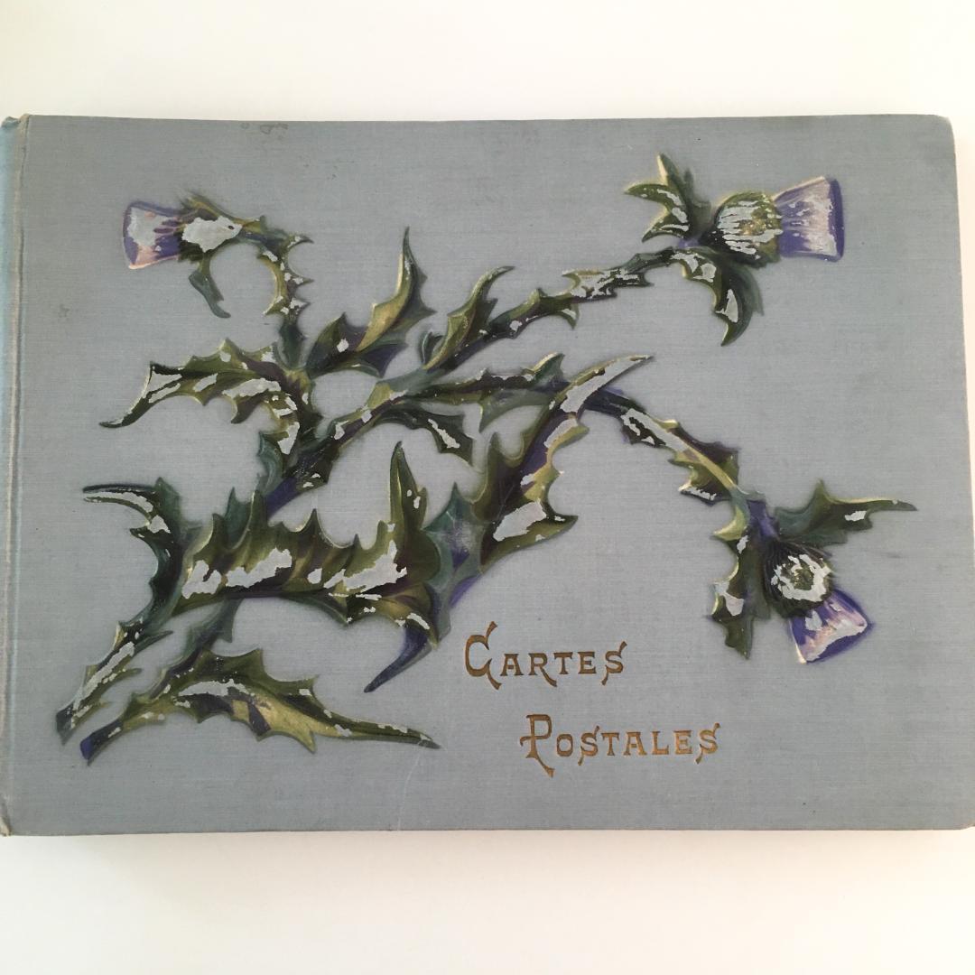 フランスアンティーク ポストカード用アルバム