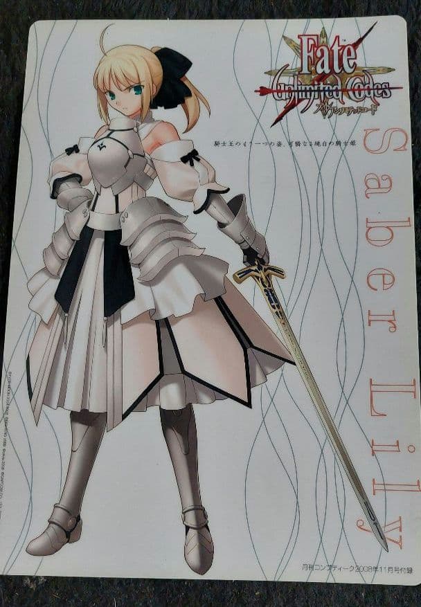 fate 関連グッズ(ぬいぐるみ、フィギュア、下敷きなど)