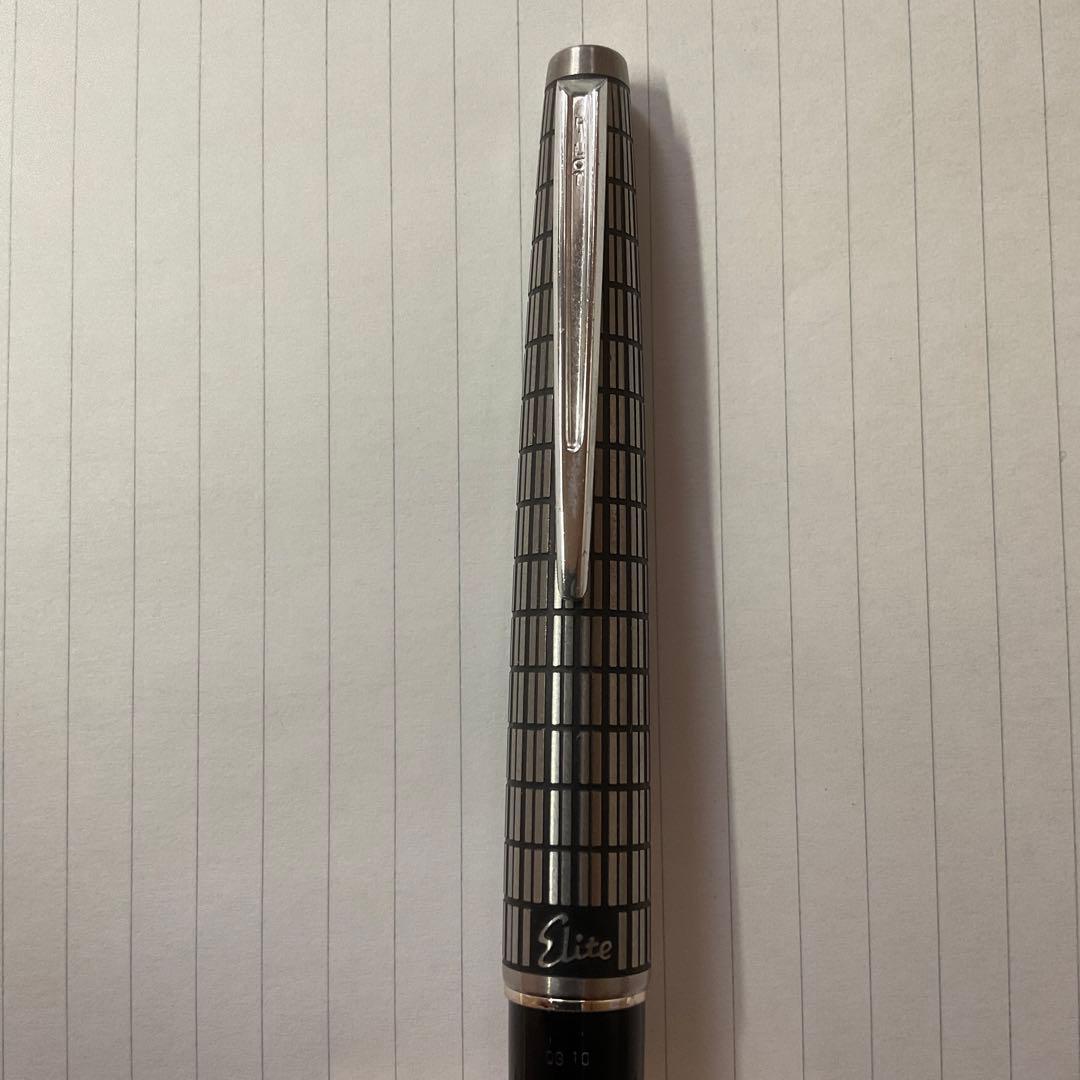 筆記確認＆洗浄済 1975年製 18金 蝕刻 パイロット エリート 万年筆