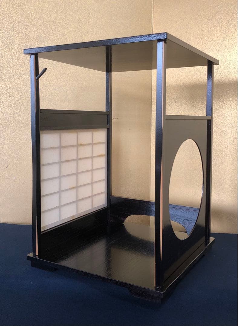 《R》茶道具 吉野棚 組立式 塗師 表恵作 共箱 260105か4