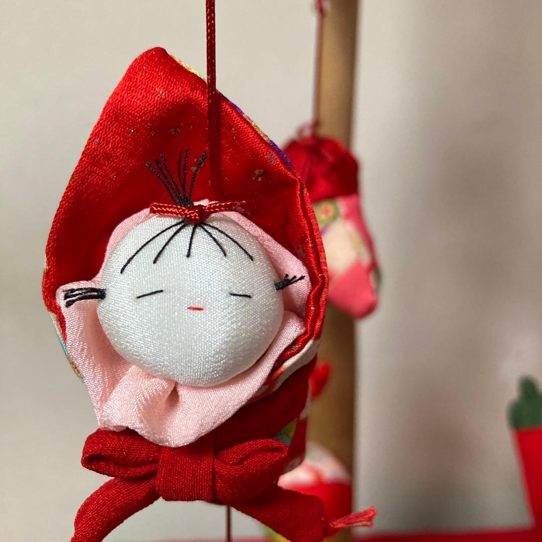 506 吊るし雛　吊るし飾り　つるし雛　つるし飾り　お値下げしました