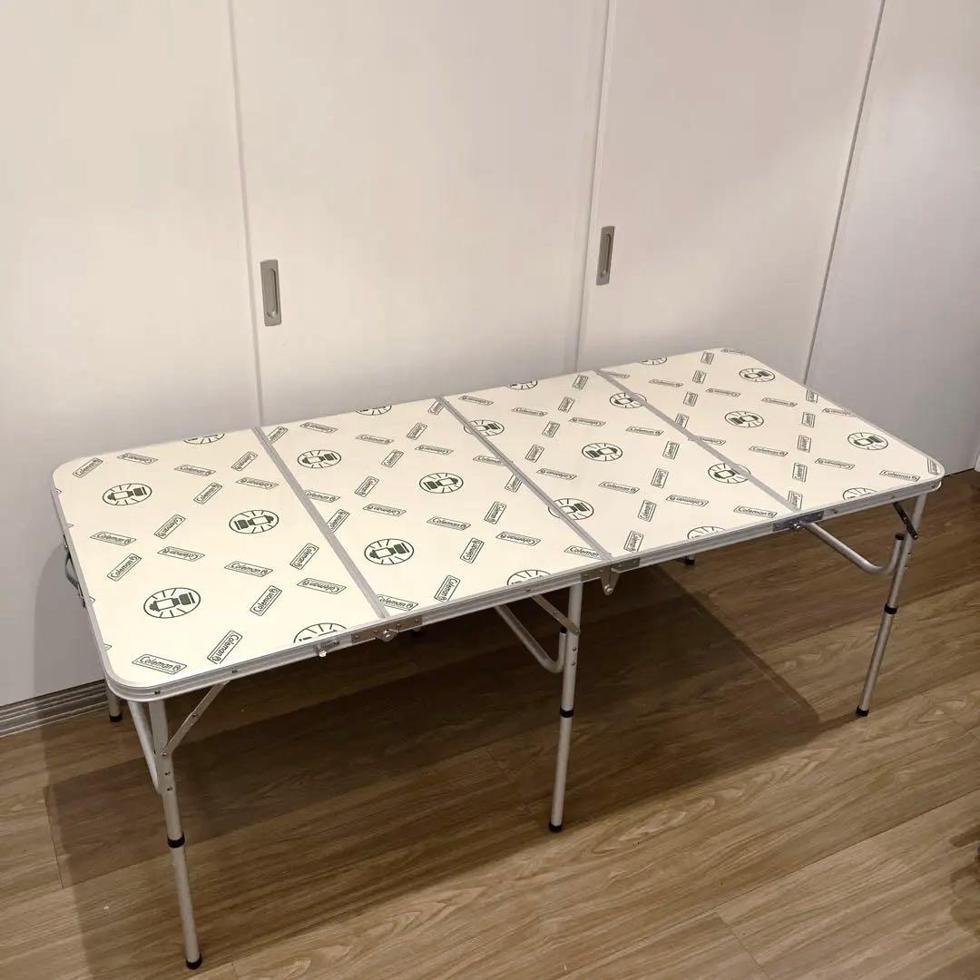 コールマン Coleman 四つ折りテーブル8 170-5540 高さ調節②