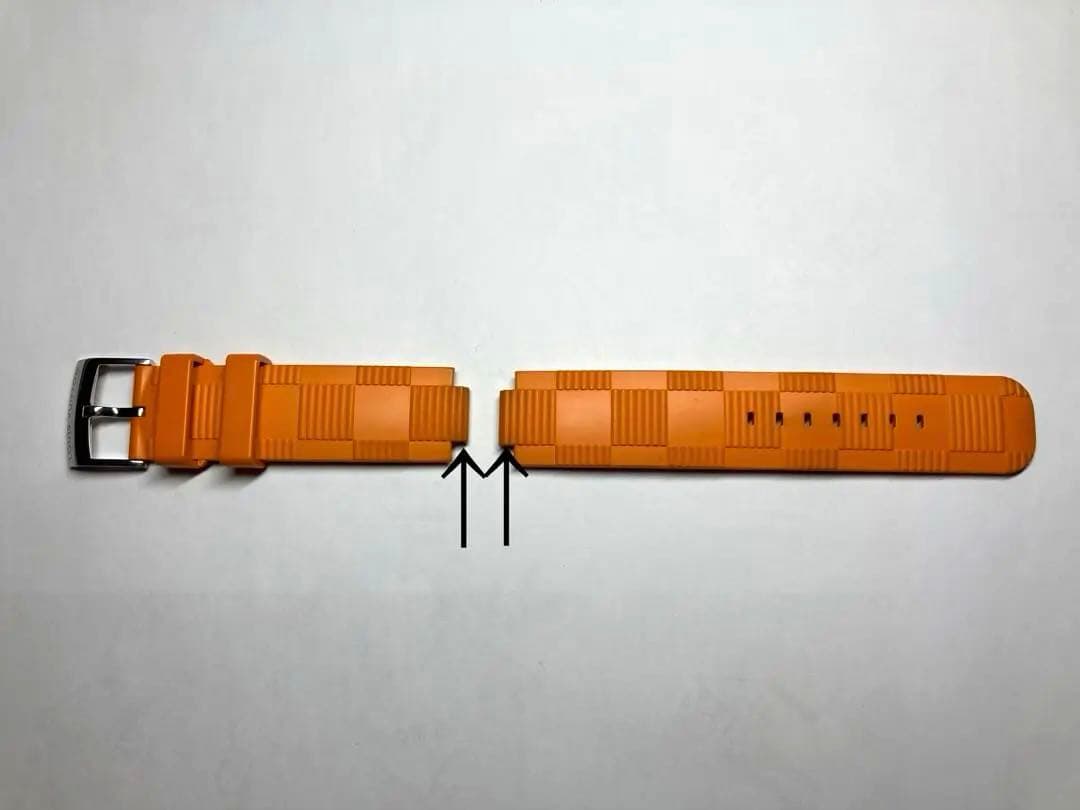 LOUIS VUITTON ラバーベルト オレンジ